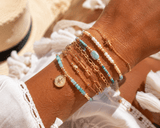L'or, les pierres & le soleil — bijoux d'été bohème chic - Inès & Zoé