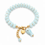 Bracelet Anjali – Poisson Céramique & Plaqué Or - Inès & Zoé