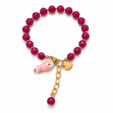 Bracelet Anjali – Poisson Céramique & Plaqué Or - Inès & Zoé