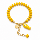 Bracelet Anjali – Poisson Céramique & Plaqué Or - Inès & Zoé