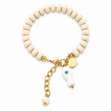 Bracelet Anjali – Poisson Céramique & Plaqué Or - Inès & Zoé