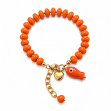 Bracelet Anjali – Poisson Céramique & Plaqué Or - Inès & Zoé