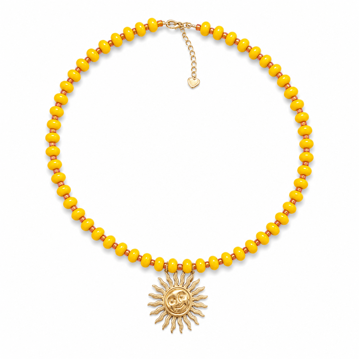 Collier ICHA – Plaqué Or & Perles Heishi - Inès & Zoé