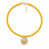 Collier ICHA – Plaqué Or & Perles Heishi - Inès & Zoé