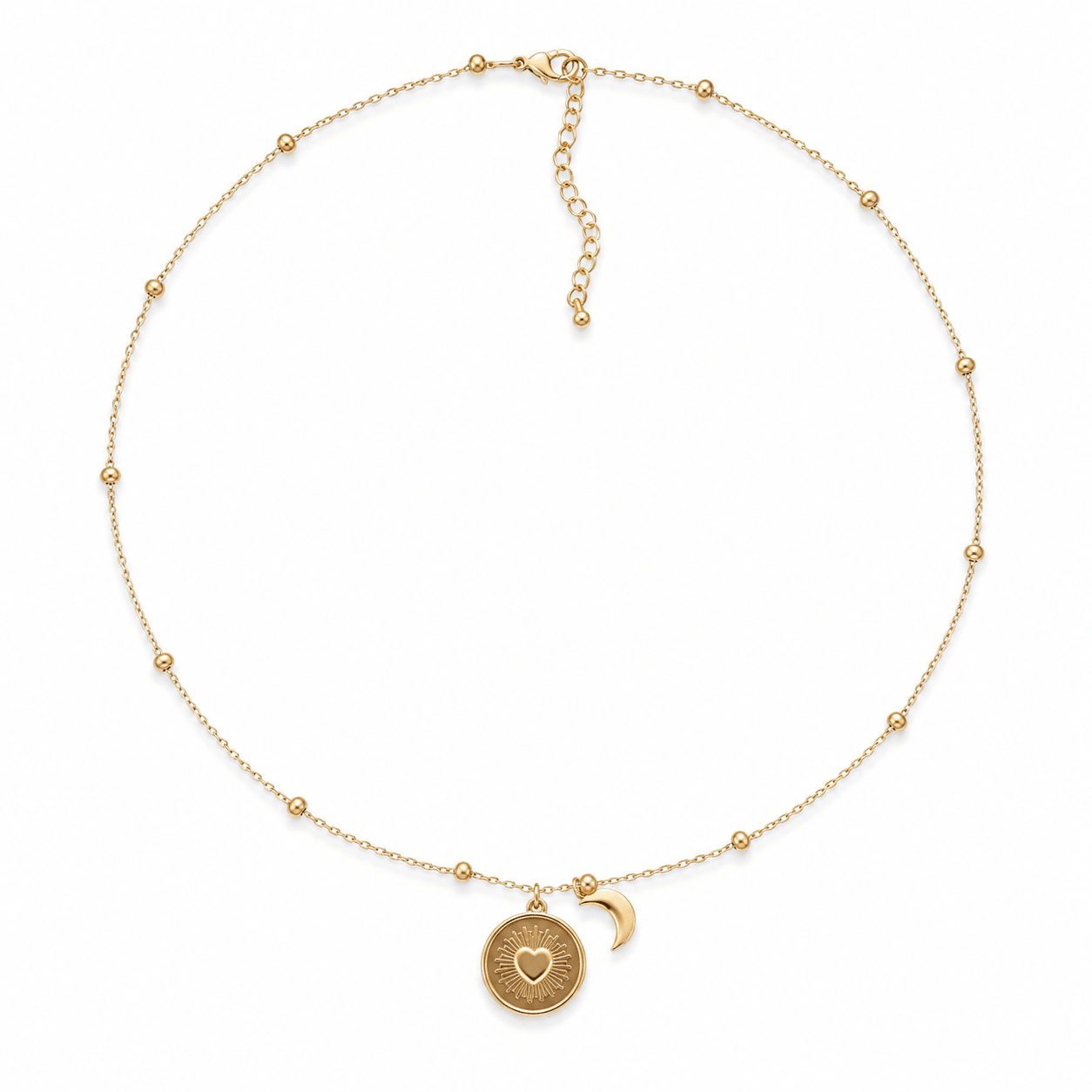 Collier SOHANE pierres naturelles plaqué or – collier bohème chic lithothérapie Inès & Zoé