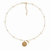 Collier SOHANE pierres naturelles plaqué or – collier bohème chic lithothérapie Inès & Zoé