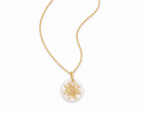 Collier STAR – Plaqué Or & Porcelaine
